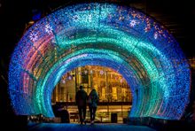 Christmas Lights Norwich The Tunnel of Light #2