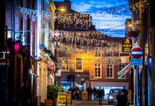 Christmas Shopping Cathedral Quarter Norwich