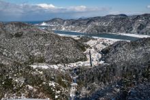 Kinosaki Onsen Snow Landscape 