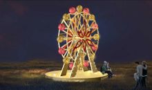 Lichtfigur Wasen Stuttgart