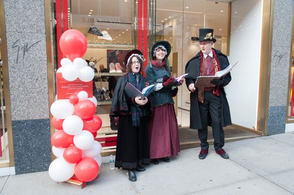 Madison Avenue carolers