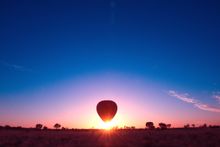 The romance of an early morning sunrise in Alice Springs