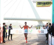 EVA AIR'S FIRST HALF MARATHON EVENT SEES 18,000 RUNNERS  TAKE TO THE COURSE IN TAIPEI
