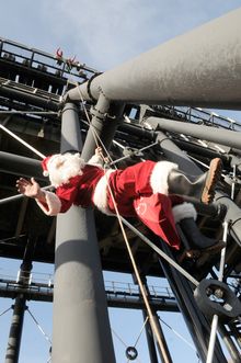 Santa at Anderton Boat Lift