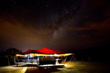 Desert skies over the Larapinta Camp