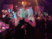 Karen Durham and Louise Thomas, attending the awards ceremony
