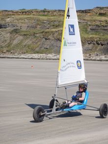 Opal Coast Easter Adventure, sand-yachting at . Boulogne-sur-Mer