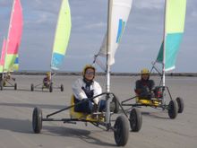 Opal Coast Easter Adventure, sand-yachting at Boulogne-sur-Mer
