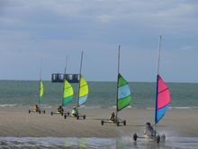 Opal Coast Easter Adventure, sand-yachting at Boulogne-sur-Mer