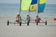 Opal Coast Easter Adventure, sand-yachting at Boulogne-sur-Mer