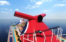  Achterbahnfahrt auf der künftigen Mardi Gras von Carnival Cruise Line