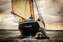 Bessie Ellen sailing in Cornwall