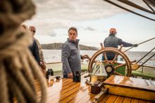 Guests take the helm