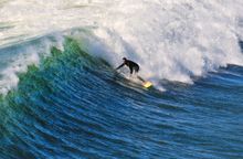 Surfer in Pacific Beach