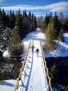 Cross country skiing is a big part of Maine's outdoor heritage.