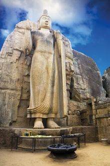The Aukana Buddha in Sri Lanka