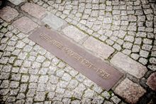 The walk towards the Berlin Wall, Germany