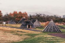 Archaeological site in rural Japan