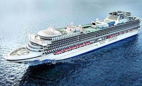 Die Diamond Princess nimmt Kurs auf Japan Die Diamond Princess nimmt Kurs auf Japan