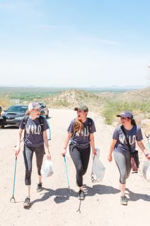 Plogging and Clean up Hikes in Mesa, Arizona