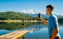 Mount Shasta Jump