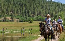 Colorado Trails Guest Ranch, Choose from horseback riding or fishing