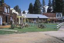 Colorado Trails Guest Ranch, the property comes complete with its own Western town