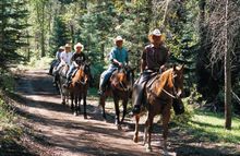 Colorado Trails Guest Ranch, guided horseback ride