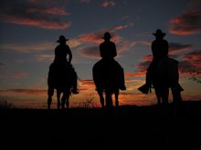 Stagecoach Trails Guest Ranch, Arizona, sunset ride