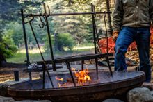 Western Pleasure Guest Ranch, Idaho, campfire