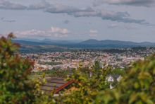 Overlooking Launceston from Bald Hill Road, Trevallyn