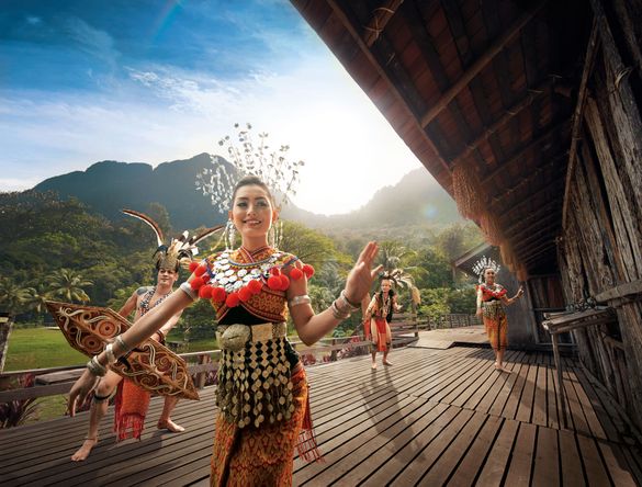 Cultural Dancers in Malaysia