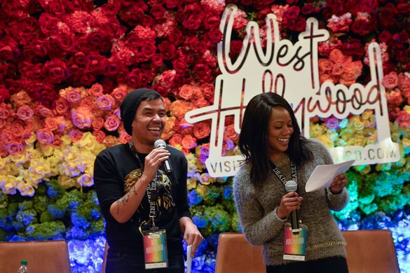 NEW HOLLYWOOD Podcast Moderators Moderators Dino-Ray Ramos and Amanda N'Dula