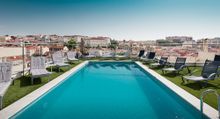 NH Collection Lisboa Liberdade rooftop pool 