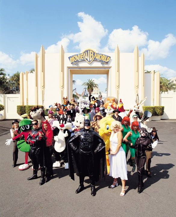 All of your favourite characters and superhero's are at Warner Bros. Movie World!
