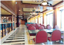 The buffet restaurant on board Spirit of Tasmania I and II is just one of the many dining options on board.