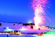 Fireworks display at Perisher Blue