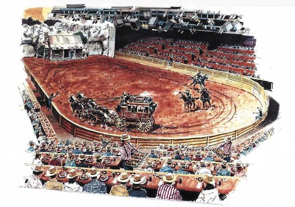 Artists impression of The Australian Outback Spectacular