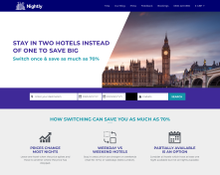 Nightly.travel is the first website to facilitate hotel switching