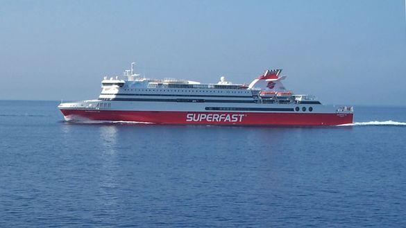 The ship that will become Spirit of Tasmania III