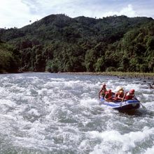 Whitewater rafting