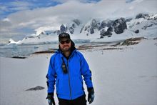 Greg Carter in Antarctica