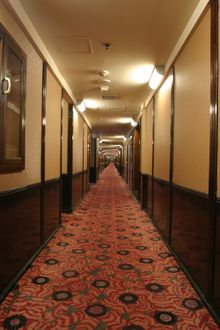 Haunted Hallway aboard the Hotel Queen Mary