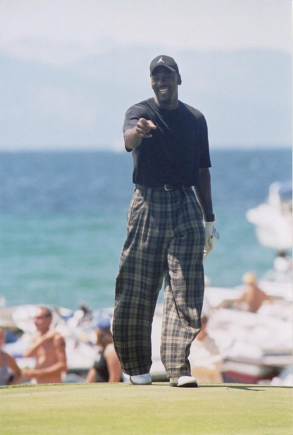 Michael Jordan is among the sports celebrities who play in the American Century Championship every year