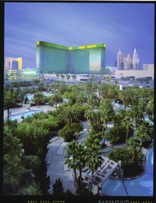 MGM Grand Exterior With Pool