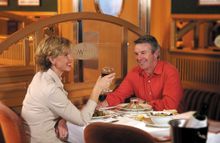 Dine at the onboard restaurant