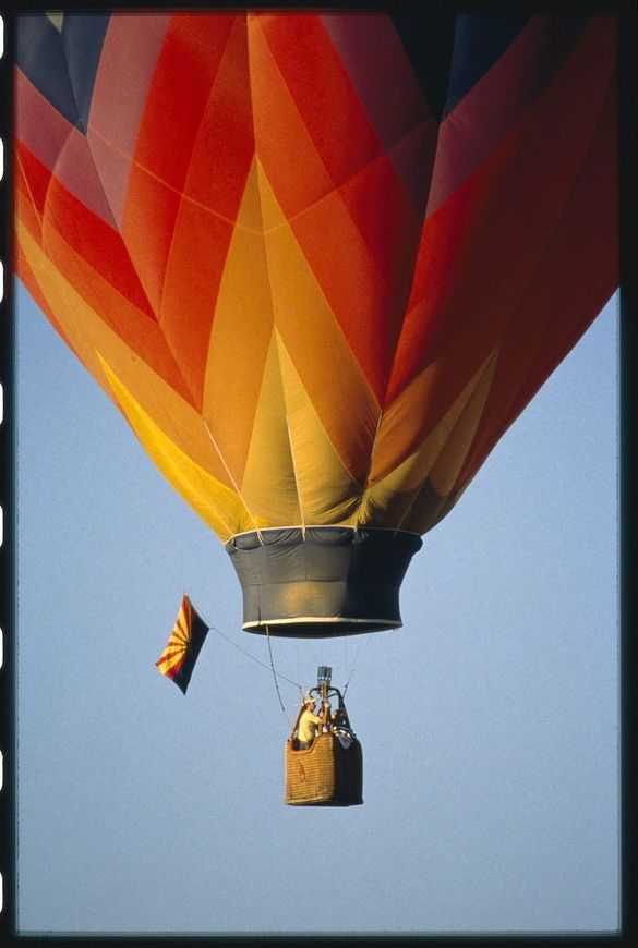 Balloon and Arizona Flag Scottsdale Air Fair - Photo courtesy Scottsdale Convention & Visitors Bureau