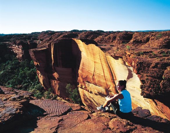 Girl at Kings Canyon
