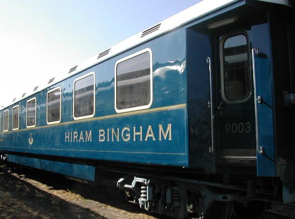 Hiram Bingham Exterior of Coach