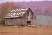 Rock City Banrs: An American Icon: Photo by David Jenkins